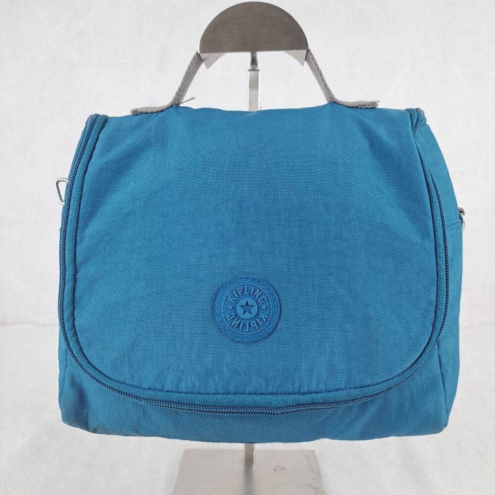 KIPLING Kichirou Lunch Bag Blue 100% Polyamide - Gently Used-Authentic-Buy Now